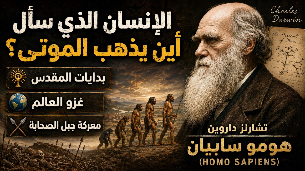 الإنسان العاقل: من ولادة المقدس إلى معركة جبل الصحابة إلى غزو أستراليا وأمري?