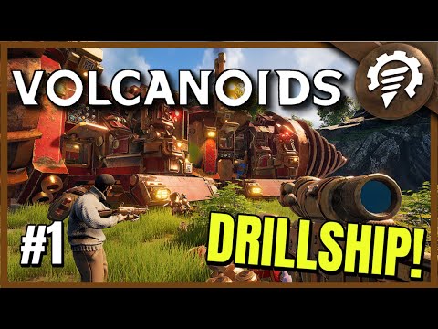 Volcanoids CO OP - Our First Drillship Tutorial  - Episode 1