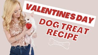 Valentine's Day Dog Treat Recipe - Only 3 Ingredients! | Proud Dog Mom