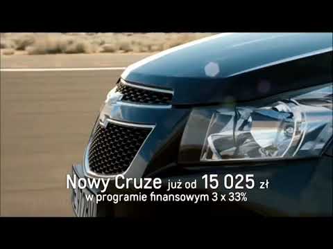 Reklama Chevrolet Cruze, Orlando Wyprzedaż Rocznika 2011 2012 Polska
