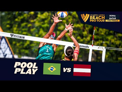 Ana Patrícia/Duda vs. Tina/Anastasija - Day 1 Highlights | Doha Finals 2023 #BeachProTour