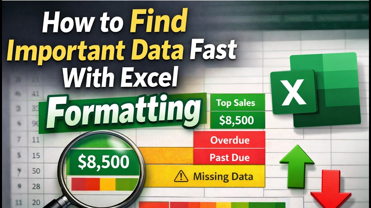 Excel Conditional Formatting to Highlight Data Fast