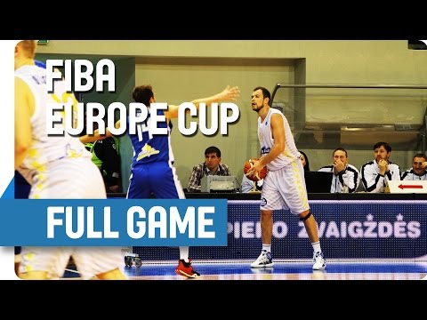 Pieno Zvaigzdes (LTU) v BK Ventspils (LAT) - Full Game - Group I - FIBA Europe Cup