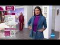 DG2 By Diane Gilman Super Stretch Knit Denim Blazer