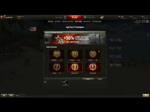 World of tanks New Player Experience