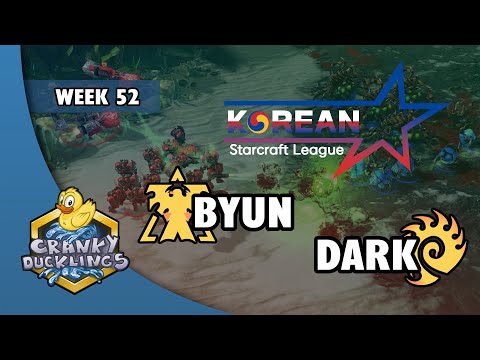 ByuN vs Dark - TvZ | Korean StarCraft League: Week 52 | Open StarCraft 2 Tournament