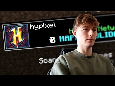 First Time Playing Minecraft Multiplayer (Hypixel)