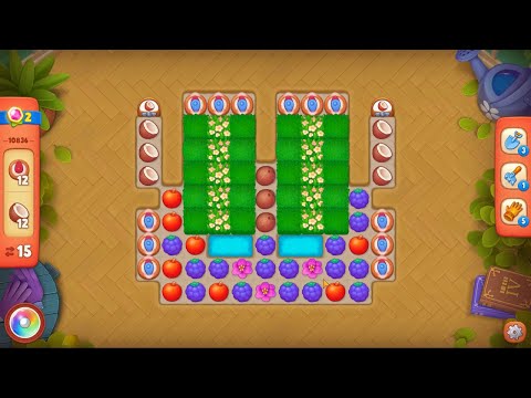 Gardenscapes level 10836 No Boosters Gameplay