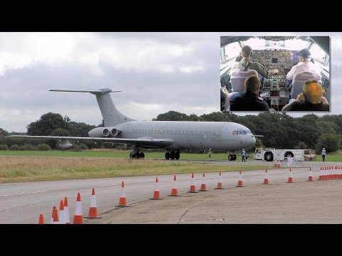 Brooklands Vickers VC10 aircraft taxiing at Dunsfold Wings & Wheels  2016