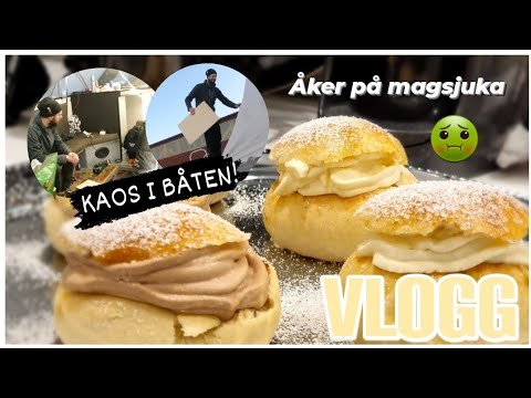5. Visar lite i båten, bakar & får magsjuka.. - VLOGG!