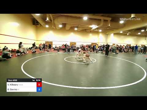 55 Lbs Round Of 32 - Vincent Kilkeary, Young Guns Wrestling Club Vs Benjamin Davino, St. Charles W