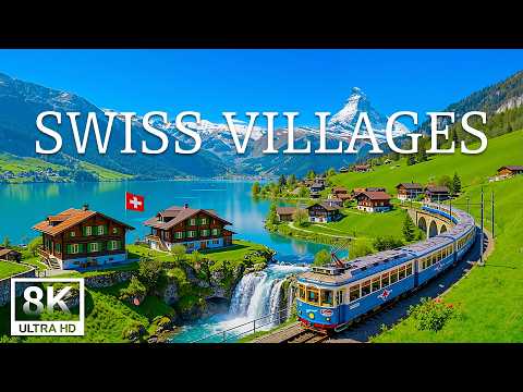 Swiss Villages 8K | Timeless Alpine Charm – Scenic Villages, Mountain Views & Traditional Swiss Life