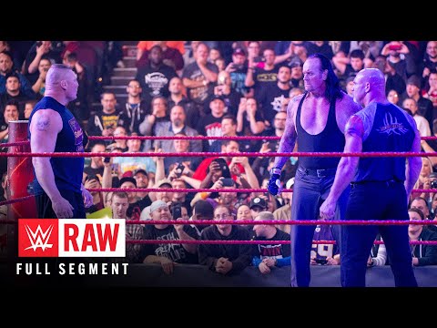FULL SEGMENT: Undertaker, Brock Lesnar and Goldberg engage in intense faceoff: Raw, Jan. 23, 2017