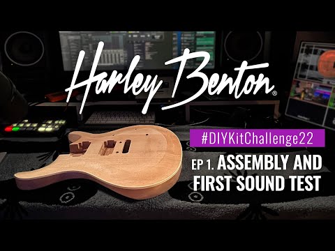 Assembling And Designing The Harley Benton PRS Style CST-24T Kit Project - #DIYKitChallenge22