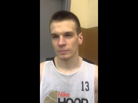 2013 Nike Hoop Summit: Tomas Dimsa, Defense, and Dunks