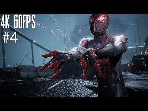 Spider-Man Miles Morales PS5 Max Graphics Full Game Part 4 (4K 60FPS) (NG+)