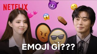 [ENGSUB] Han So Hee & Park Seo Jun take on Emoji Challenge | Gyeongseong Creature | Netflix