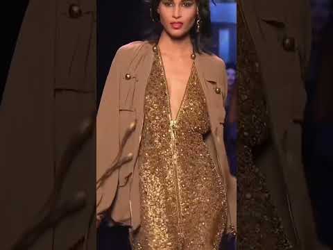 Cindy Bruna in Jean Paul Gaultier Spring/Summer 2016 HauteCouture FashionShow