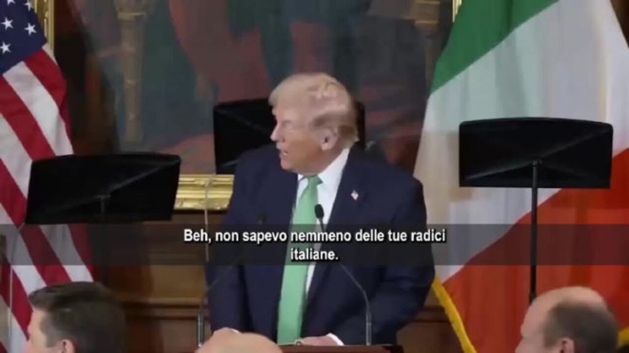 Trump: Non sapevo che lo speaker Usa Johnson avesse radici italiane, così la sua immagine cambia