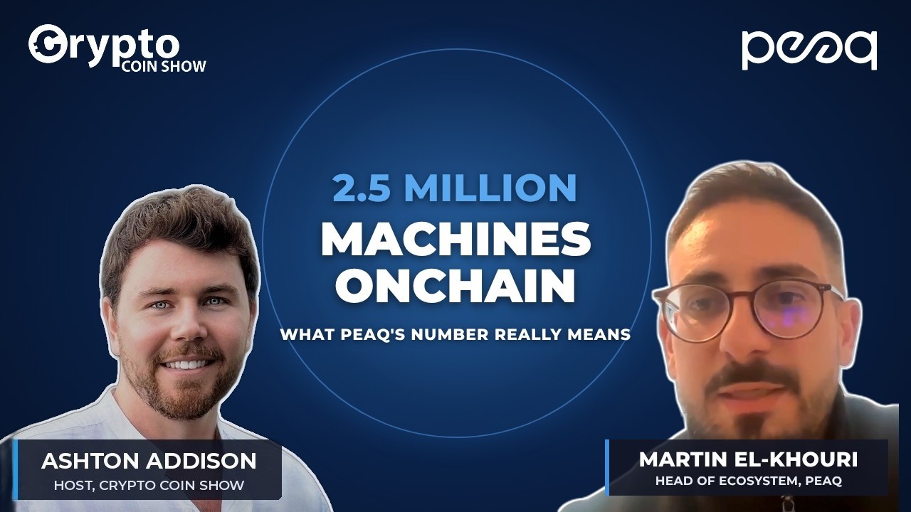 Building the Machine Economy: peaq’s Martin El-Khouri