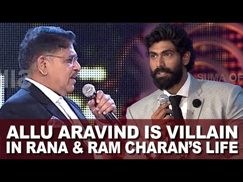 Actor Rana Daggubati Calls Allu Aravind  The Real Villain At SIIMA Awards