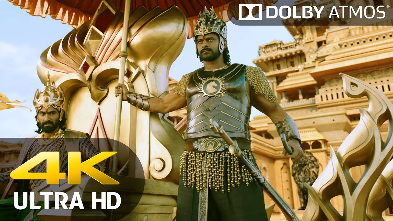 Best Baahubali 2  movie scene coronation in Dolby Atmos 4k