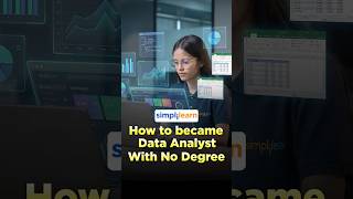 How To Become Data Analyst With No Degree | Data Analyst Roadmap 2026 | #Shorts | #Simplilearn