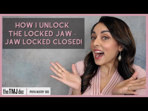 How I Unlock the Locked Jaw: Jaw Locked Closed! - Priya Mistry, DDS (the TMJ doc) #tmd #tmj #lockjaw