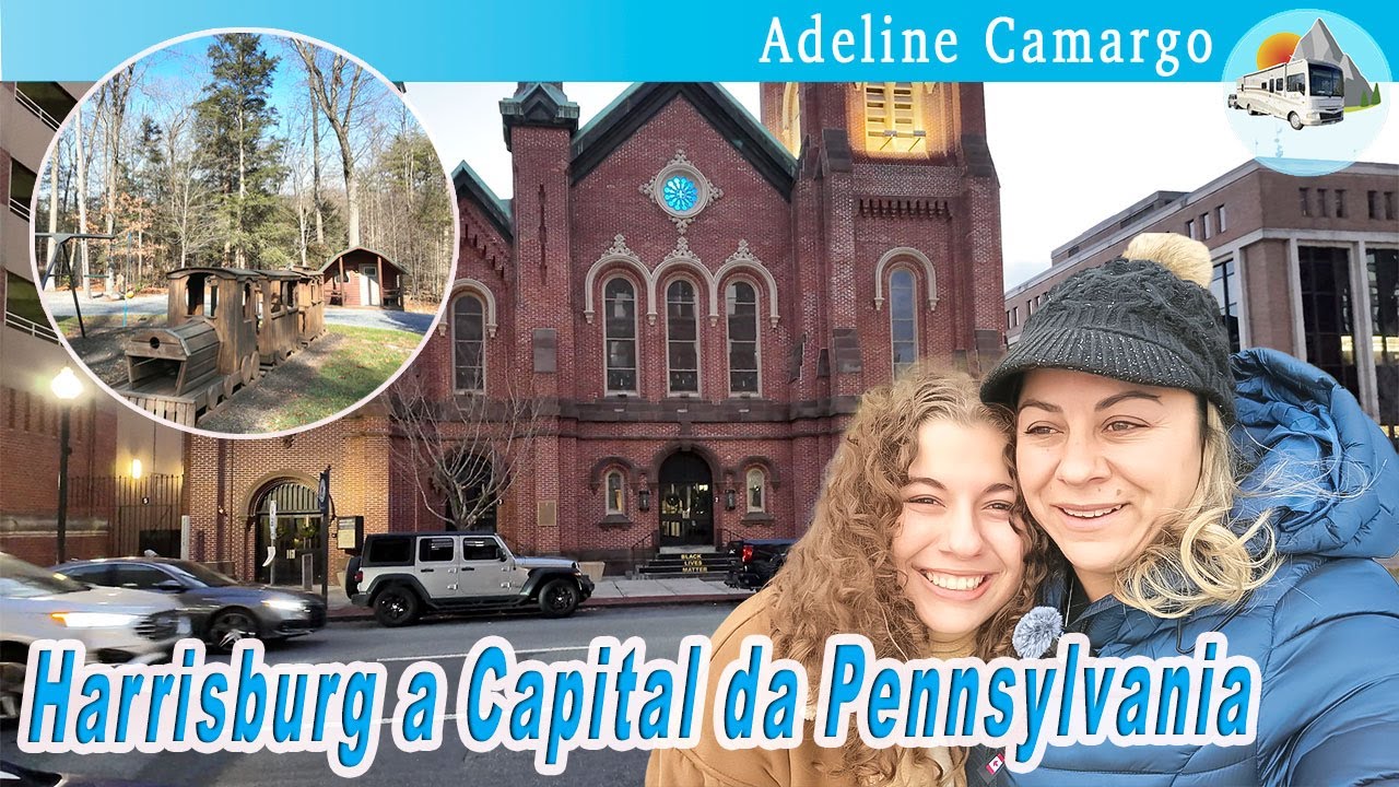 Capital da Pennsylvania, frio intenso, este camping está nos surpreendendo!