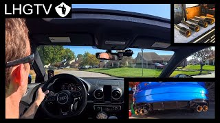 LGHTV // Customizing the APR Exhaust // Drive Around Town POV //