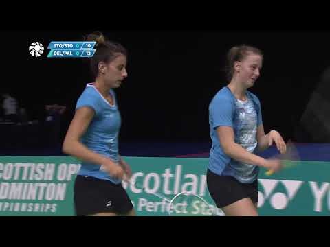 Women’s doubles | Stoeva/Stoeva (BUL) v Delrue/Palermo (FRA) | Scottish Open 2018 - Day 3