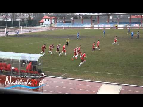 Skrót: Wisła Sandomierz - Soła Oświęcim 1:1 (1:0) 26.03.2016