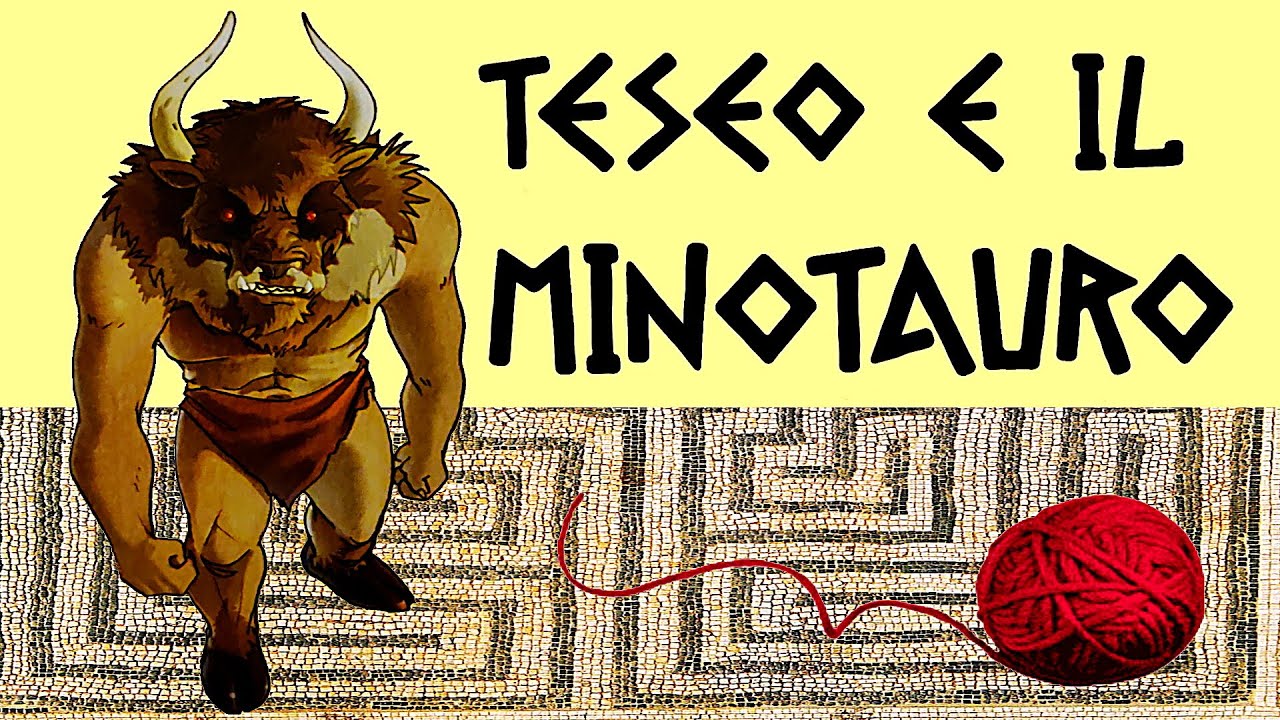 🐂🧶 TESEO E IL MINOTAURO: Storia e Comprensione del Testo (Mitologia greca, Civiltà minoica, Creta) 📖