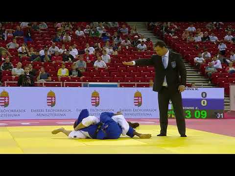 GJAKOVA Nora (KOS) vs DABONNE Z A (CIV) World Judo Budapest Grand Prix 2019 / Round 3 -57 kg
