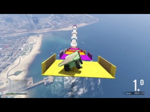 MEGA RAMPA IMPOSIBLE!! CON 4 AMIGOS- GTA V ONLINE- GTA 5 ON LINE
