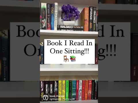 Book I Read in ONE SITTING!!!🪑📚 #shorts #books