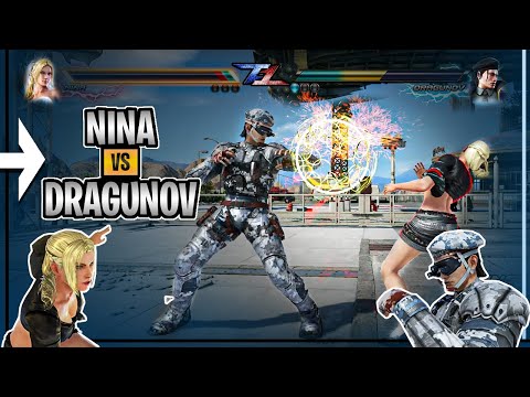 NINA WILLIAMS vs SERGEI DRAGUNOV (1080p 60fps) | Tekken League - Tekken 7