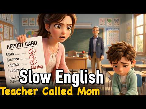 The Teacher Called Mom | Days of Our Family | Slow English Listening | English Conversation