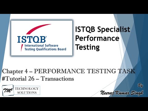 ISTQB Performance Tester Introduction to ISTQB Performance Tester Certification ISTQB Tutorials