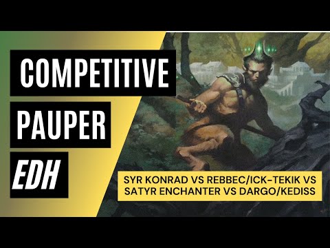 cPDH Gameplay - Syr Konrad vs Rebbec/Ick-Tekik vs Satyr Enchanter vs Dargo/Kediss