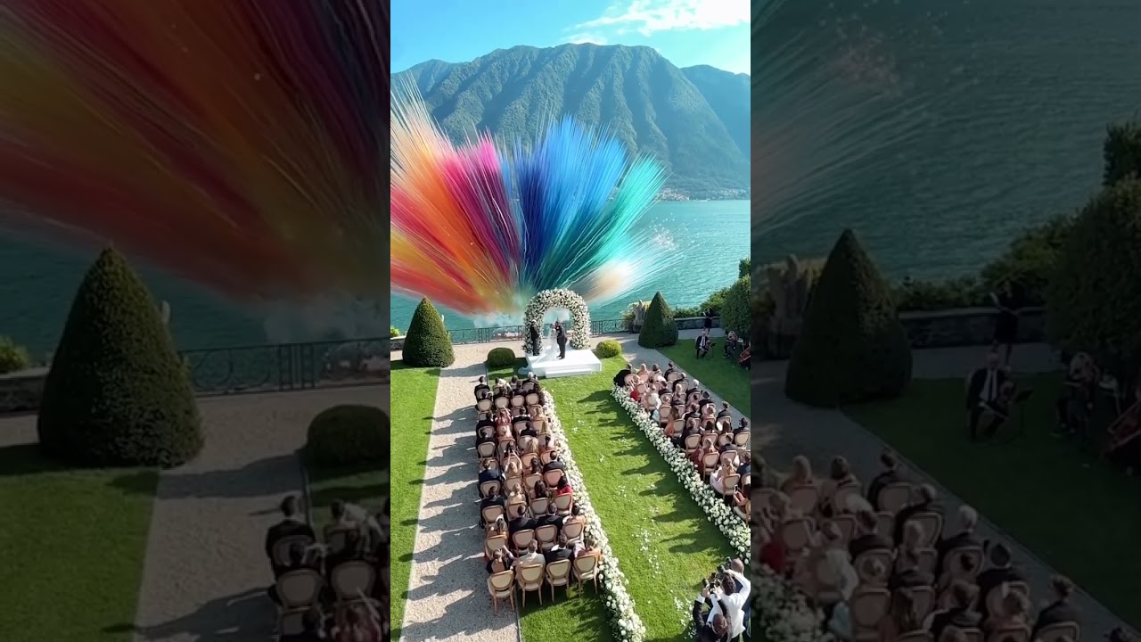 A Lake Como wedding straight out of a fairytale! ✨💍
