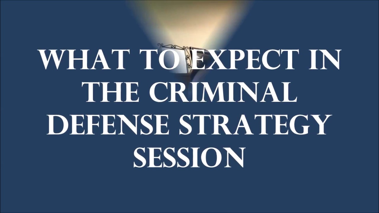 Virginia Criminal Defense Strategy Session with James E. Short