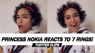 Princess Nokia reacts to Ariana Grande&#39;s  7 Rings Song! | Viral Video!
