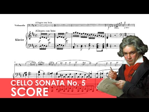 BEETHOVEN Cello Sonata No. 5 in D major (Op. 102, No. 2) Score