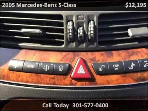 2005 Mercedes-Benz S-Class Used Cars Lanham MD