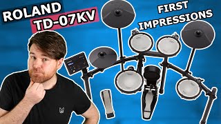 Video thumbnail for Roland TD-07KV Kit TESTED - Feature Overview, First Impressions & Sounds Demo | Electronic Drums by The eDrum Workshop