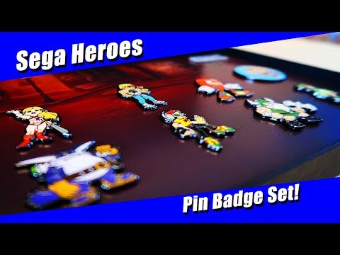 Sega Heroes Collectors Edition Pin Set Unboxing & Review