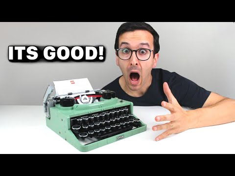 BUY ONE RIGHT NOW - LEGO IDEAS 21327 TYPEWRITER REVIEW