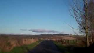 November Drive Single Track Roadl Perthshire Scotland