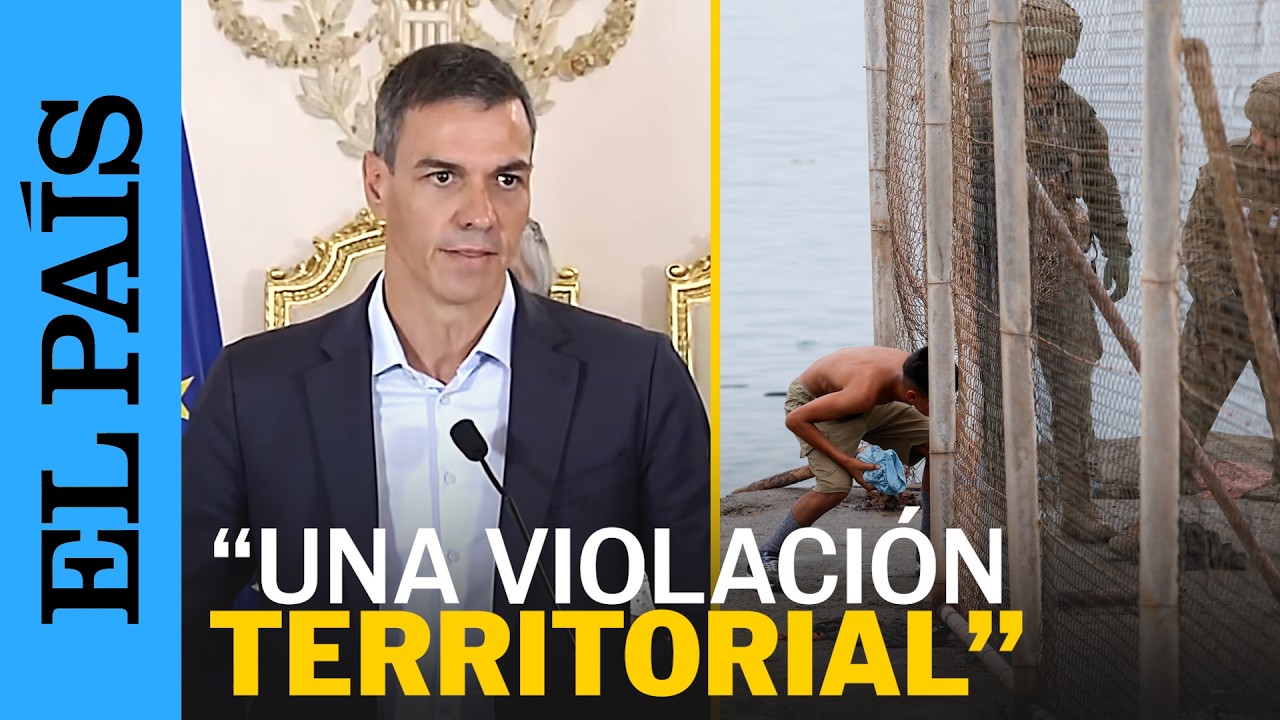 CEUTA | SÁNCHEZ sobre la CRISIS MIGRATORIA: «Es una violación de la integridad territorial»| EL PAÍS